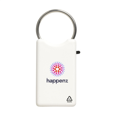 Logo trade corporate gift photo of: Safe GRS Recycled Key Ring