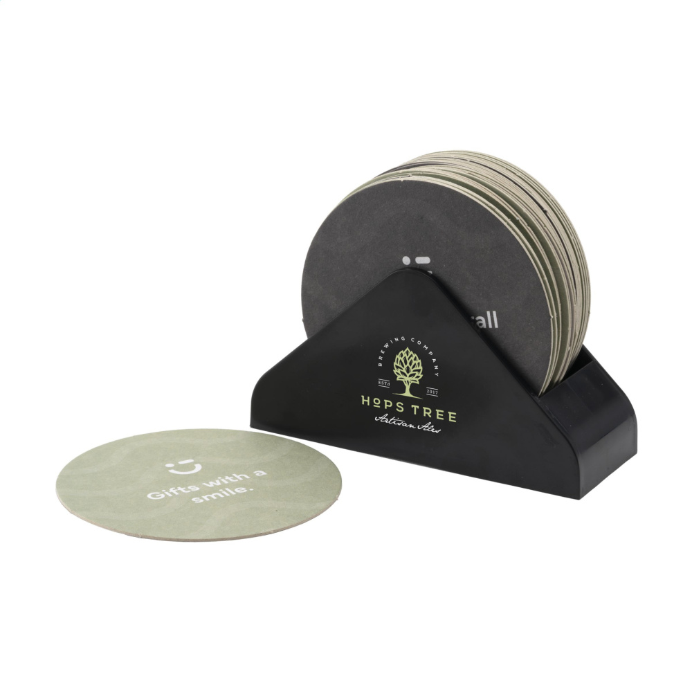 Logotrade promotional merchandise image of: Recycled Holder Beer Coasters