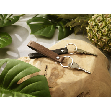 Logo trade promotional items picture of: Vegan Pineapple Leather Keyring