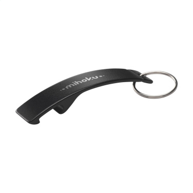 Logo trade corporate gift photo of: Alu Opener GRS Recycled keyring