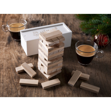 Logo trade business gift photo of: Tower Game Deluxe X-Mas