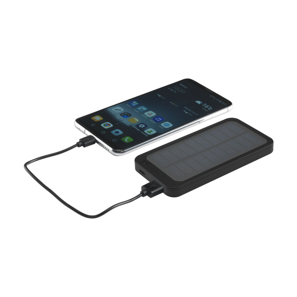 Logo trade promotional products picture of: Solar Powerbank 4000 power charger