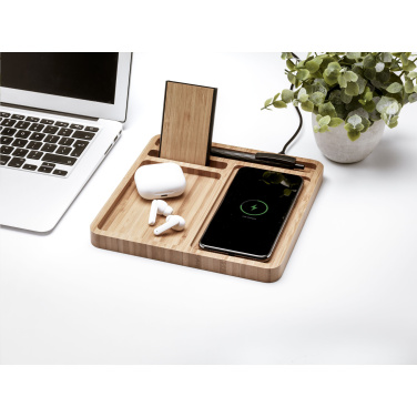 Logotrade promotional merchandise picture of: Bamboo Organizer charger