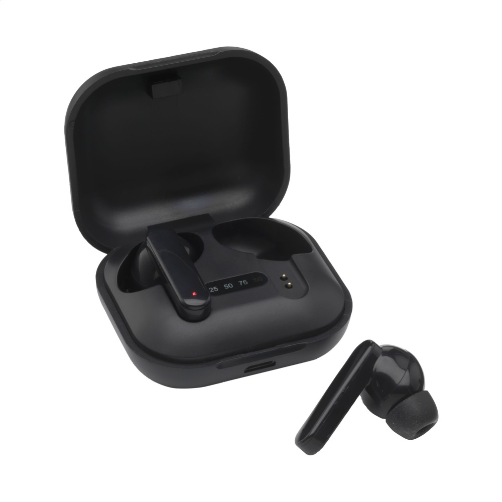 Logotrade promotional item picture of: Aron TWS Wireless Earbuds in Charging Case