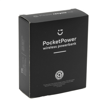 Logo trade promotional item photo of: PocketPower 10000 Wireless Powerbank wireless charger