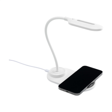 Logo trade corporate gifts picture of: Carga 10W Desklight Wireless Charger