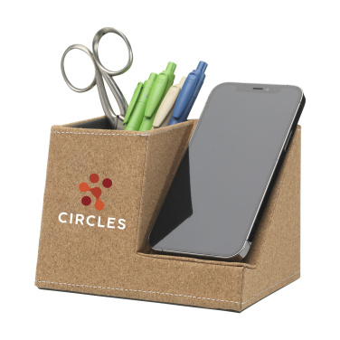 Logotrade promotional item image of: Ecork Pen Holder Wireless Charger