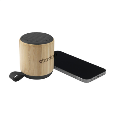 Logotrade promotional merchandise photo of: Timor Bamboo Wireless Speaker