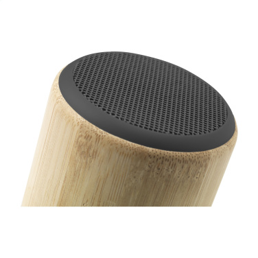 Logo trade corporate gift photo of: Timor Bamboo Wireless Speaker