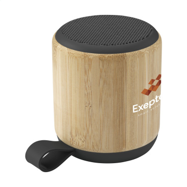 Logotrade promotional item image of: Timor Bamboo Wireless Speaker