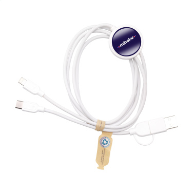 Logotrade corporate gift image of: Charging Cable RCS Recycled ABS-TPE