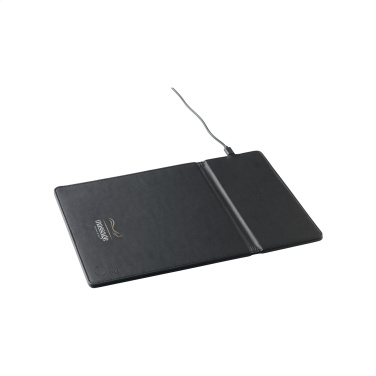 Logo trade advertising products image of: RCS Recycled Wireless Charging Mousepad