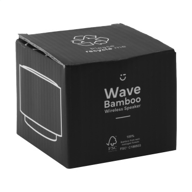 Logotrade promotional giveaway image of: Wave Bamboo Wireless Speaker