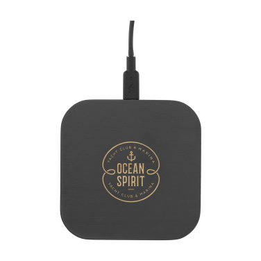 Logo trade promotional product photo of: Bamboo Wireless Charger 15W