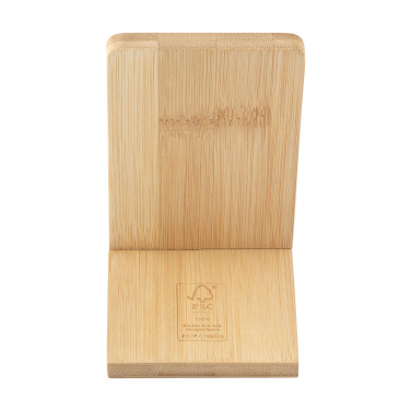 Logo trade promotional product photo of: Miyo Bamboo Phone Stand