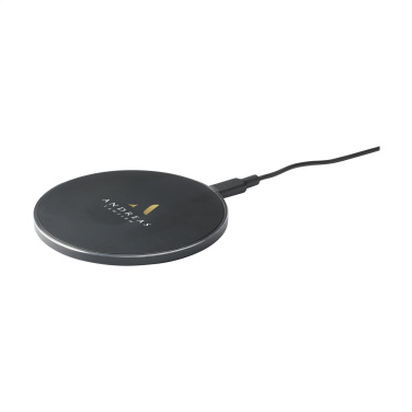 Logotrade promotional merchandise photo of: Tecco GRS Recycled Alu 15W Wireless Charger