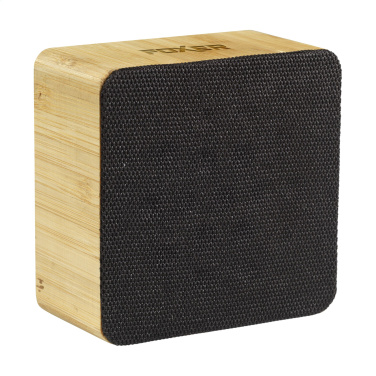 Logo trade promotional merchandise image of: Sonido 5W Bamboo wireless speaker