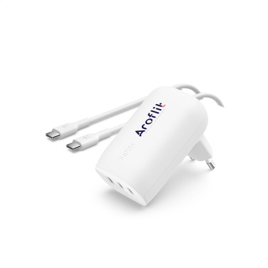 Logo trade business gifts image of: Belkin BoostCharge 3-Port Wall Charger