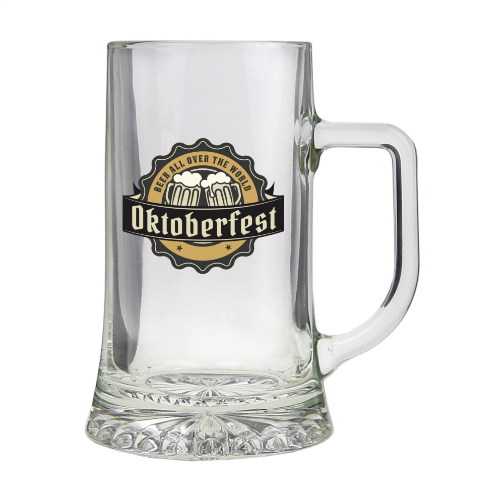 Logo trade promotional merchandise image of: Beer Tankard Extra Large 500 ml