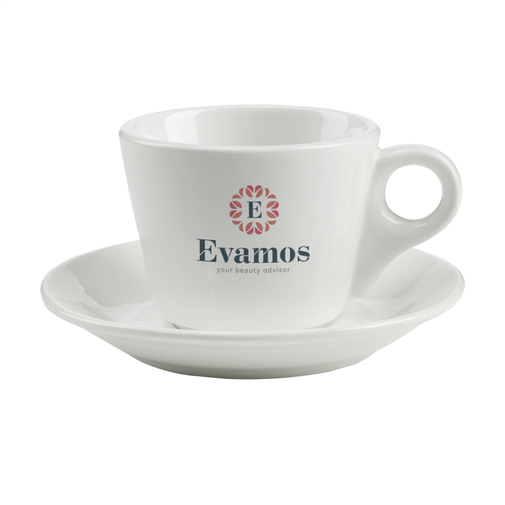 Logo trade promotional products image of: DaVinci 205 ml cup and saucer