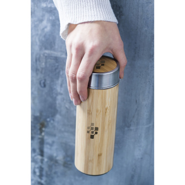 Logotrade promotional item image of: Osaka 360 ml bamboo thermo bottle/thermo cup