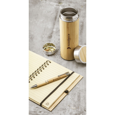 Logotrade promotional product image of: Osaka 360 ml bamboo thermo bottle/thermo cup