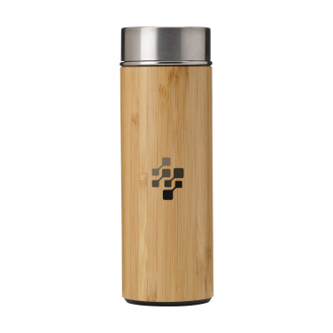 Logo trade advertising products picture of: Osaka 360 ml bamboo thermo bottle/thermo cup