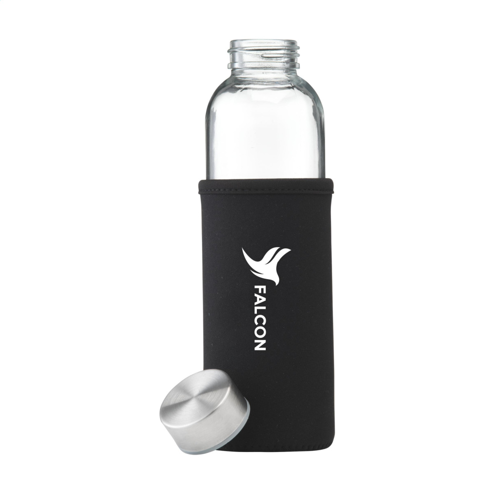 Logo trade advertising products picture of: Senga Glass 500 ml drinking bottle