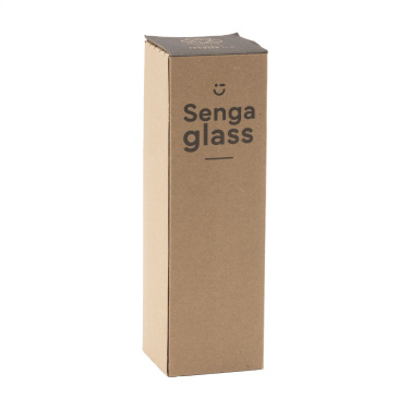 Logo trade promotional gifts image of: Senga Glass 500 ml drinking bottle