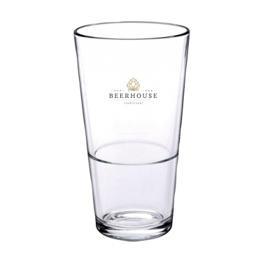 Logo trade advertising product photo of: Beer Glass Stackable 340 ml