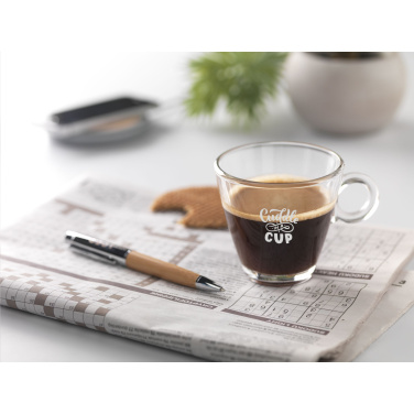 Logo trade advertising products image of: Lugano Coffee Glass 230 ml