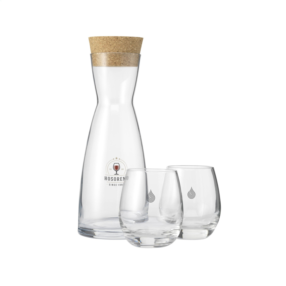 Logotrade promotional giveaway picture of: Ypsilon Carafe 1 L with a cork cap