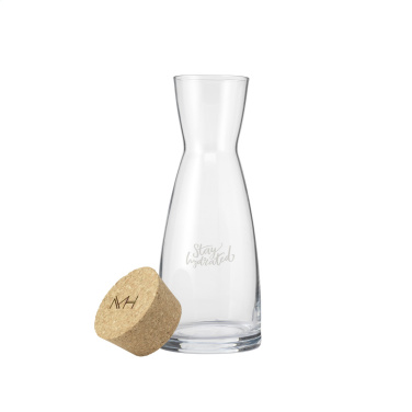 Logo trade promotional gift photo of: Ypsilon Carafe 1 L with a cork cap