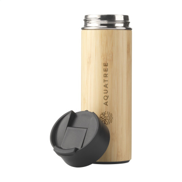 Logotrade promotional giveaway picture of: Sakura 360 ml bamboo thermo bottle/thermo cup