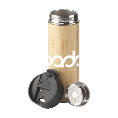 Logotrade advertising product image of: Sakura 360 ml bamboo thermo bottle/thermo cup