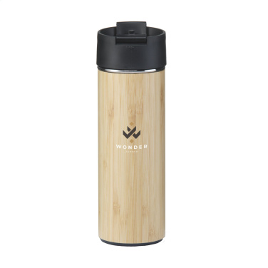 Logotrade corporate gift image of: Sakura 360 ml bamboo thermo bottle/thermo cup