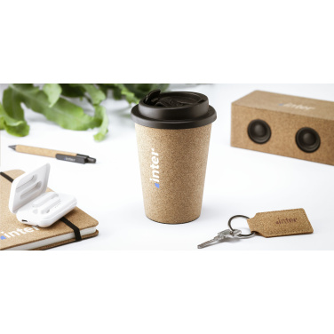 Logo trade promotional giveaway photo of: Attea Cork 350 ml coffee cup