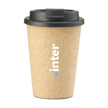 Logo trade promotional giveaway photo of: Attea Cork 350 ml coffee cup