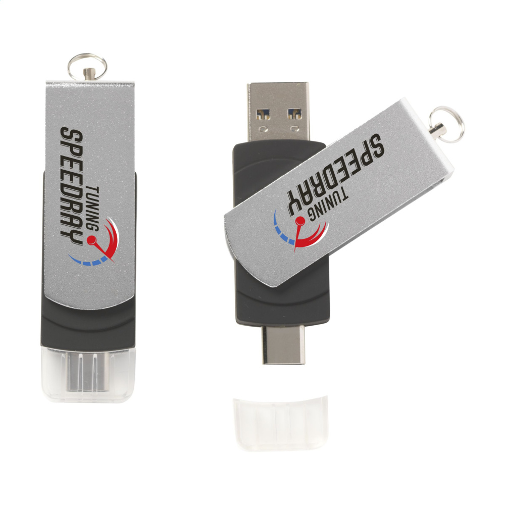 Logotrade business gift image of: USB Dual Connect 3.0 - Type-C 8 GB