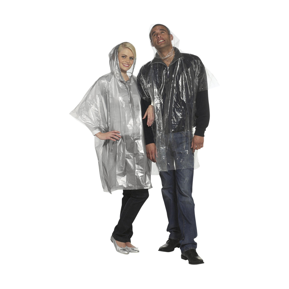 Logotrade promotional product picture of: Clear poncho/raincoat