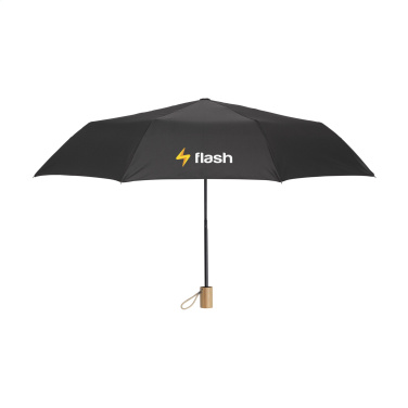 Logo trade promotional gift photo of: Mini Umbrella RCS RPET foldable umbrella 21 inch