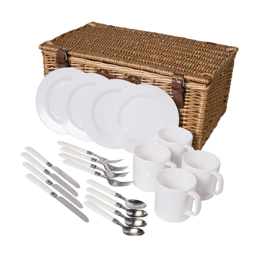 Logotrade promotional product picture of: QualityTime picnic basket