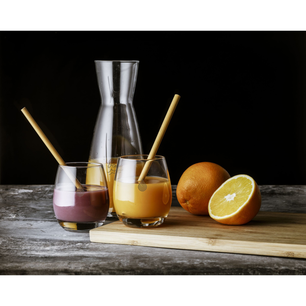 Logotrade promotional item image of: ECO Bamboe Straw Set bamboo straws