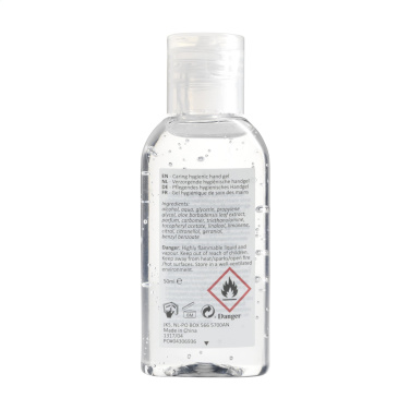 Logo trade promotional merchandise image of: Caring Hygienic Hand Gel 50 ml