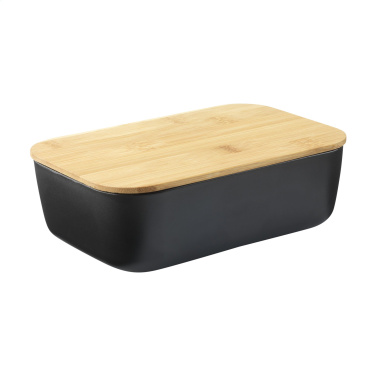 Logo trade business gifts image of: Midori Bamboo Lunchbox