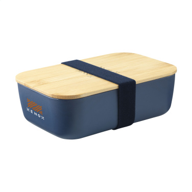 Logo trade promotional gift photo of: Midori Bamboo Lunchbox