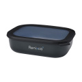 Mepal Cirqula multi use rectangular bowl 2 L lunchbox, nordic black