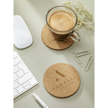 Logo trade business gift photo of: Cork Coaster Set