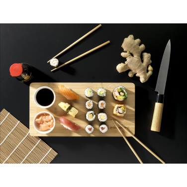 Logotrade business gift image of: Temaki Bamboo Sushi Tray gift set