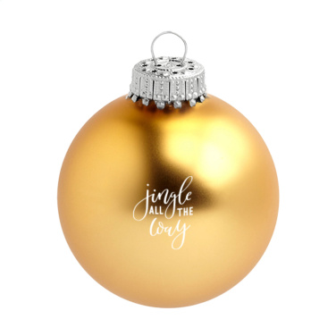 Logotrade promotional item picture of: Christmas Bauble Ø 6 cm - Made in Europe